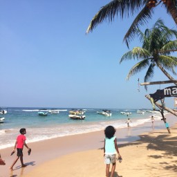 New Year’s Day in Hikkaduwa